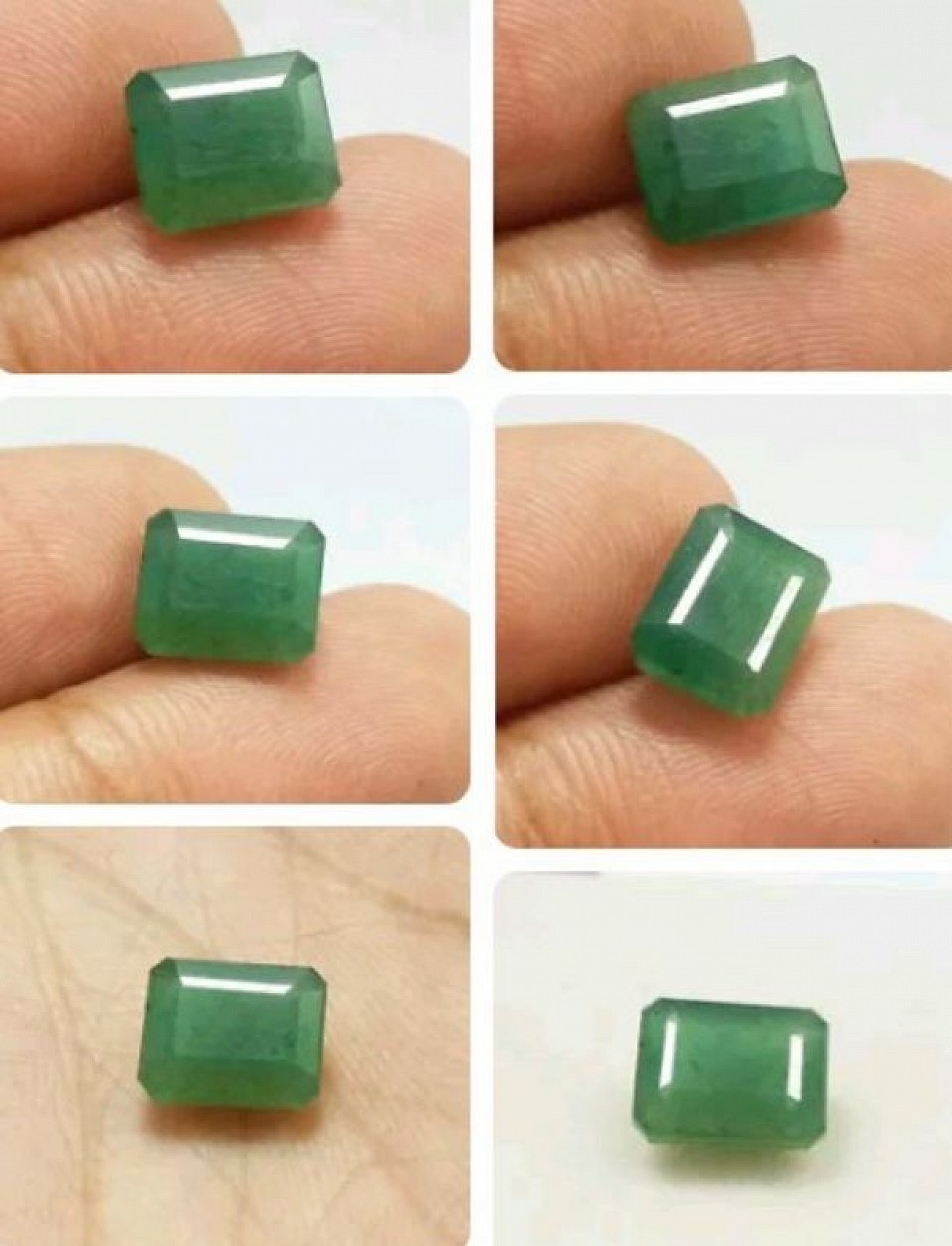 8.90ct Lot of Emerald Green Emerald Zambian Emeralds Loose Gems Untreated Emerald outlet Faceted Oval Cut Gemstone Ring Earrings Cut Gems Polished