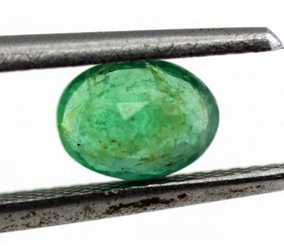 🔹Natural Emerald 0.84 Ct No Heat Green Zambian Loose Gemstone Oval Cut