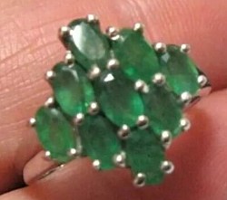 🔹 Nine quality Zambian Emeralds.