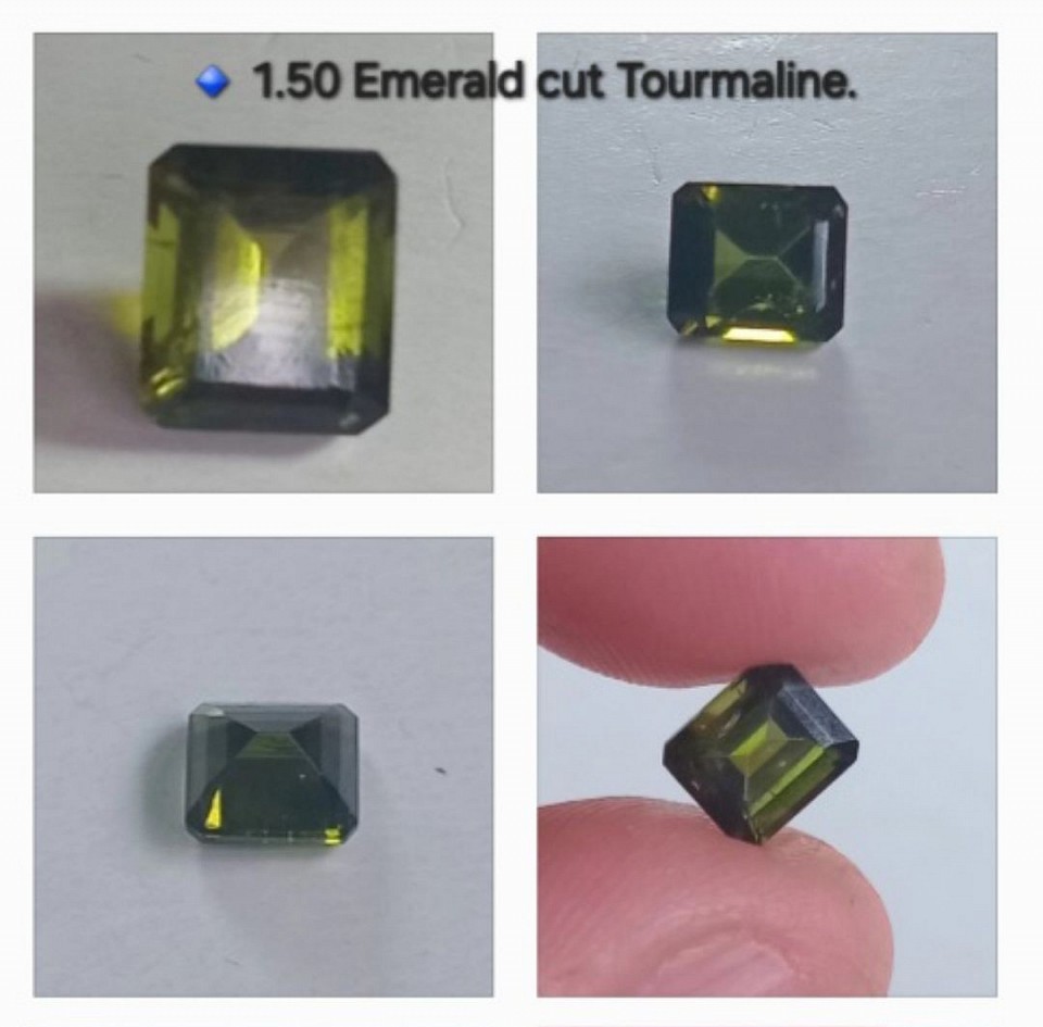 • Vivid Green Tourmaline.